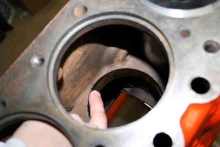 Allis Chalmers cylinder bore taper in engine block