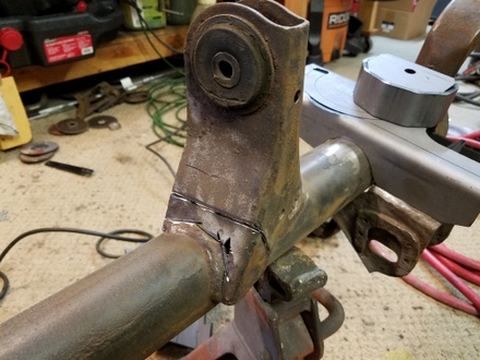 Control arm bracket front axle Rubicon Wrangler