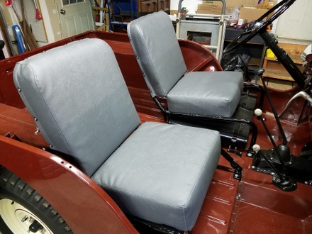 Finished foam seats for Willys CJ3A