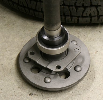 New wheel bearing on old GTO axle shaft
