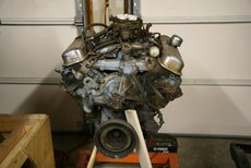 Crusty Pontiac 400 engine