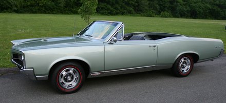 1967 GTO with fresh radial redline tires