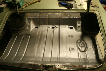 Master Series Primer on GTO trunk panels